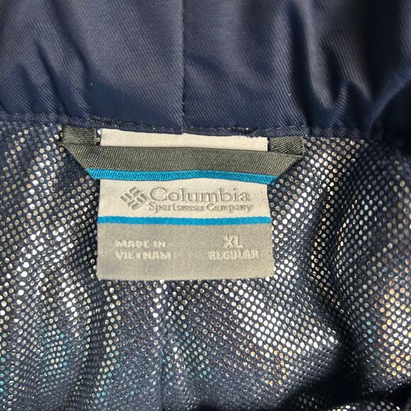 Columbia Mens Arctic Trip Omni-Heat Ski Pants Size XL Navy Blue Insulated Snow - Picture 3 of 9